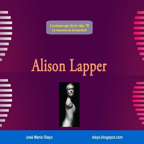 Alison lapper. | PDF