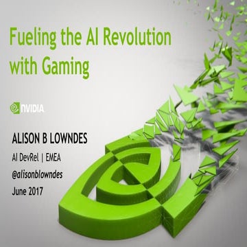Alison Lowndes, Artificial Intelligence DevRel, Nvidia – Fueling the Artifici...