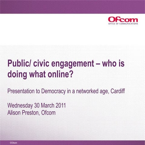 Alison Preston Ofcom #senedd2011