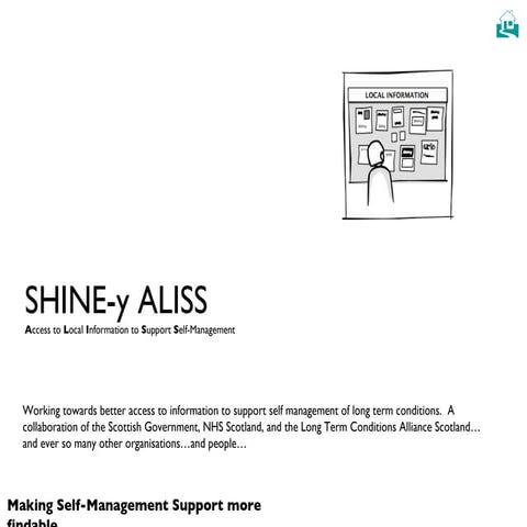 ALISS at the SHINE (Scottish Health Information NEtwork) Annual Study Day 31 ...