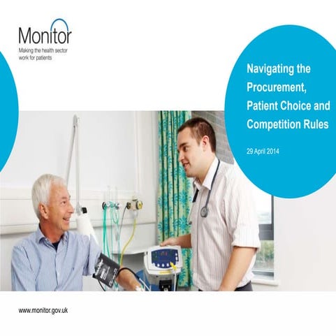 Alistair Brown, Monitor - Open Forum Events' NHS Commissioning and Procuremen...