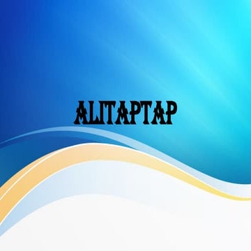 the alitaptap, tungkol sa kwento ni alitaptap | PPTX
