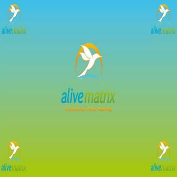Apresentação Alivematrix  