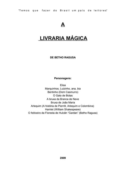 A livraria magica