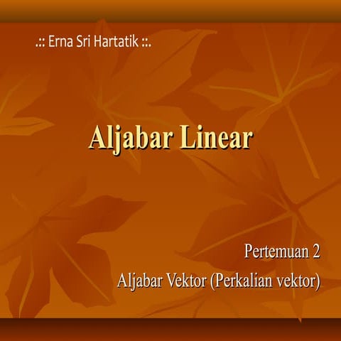 Aljabar linear-2