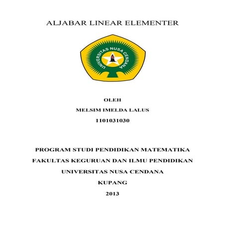 ALJABAR LINEAR ELEMENTER