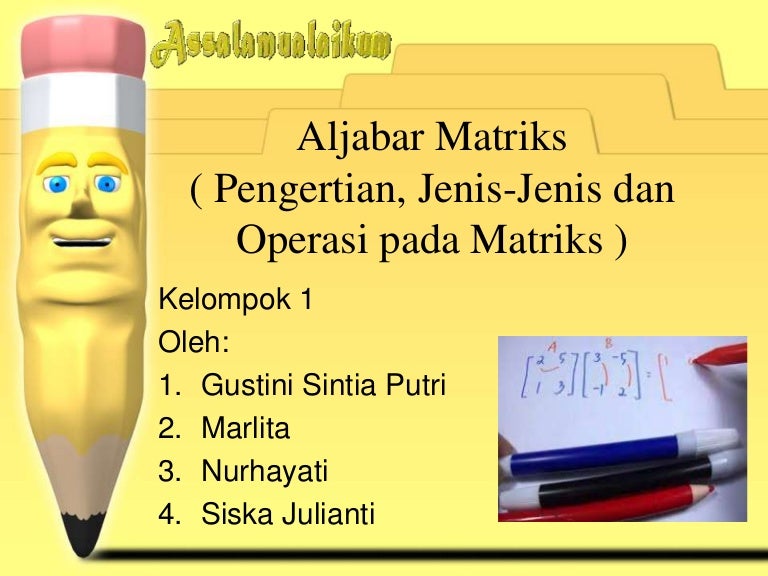 Aljabar Matriks