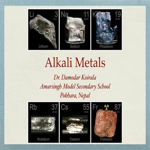 Alkali metal