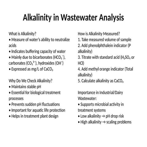acidity and alkalinity of water | PPT