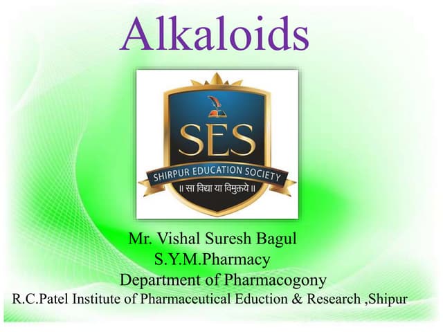 Alkaloids 