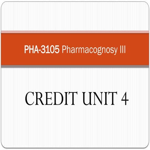 Alkaloids And Alkaloid containing compounds