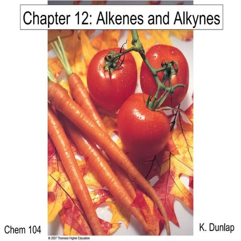 Alkenes&alkynes