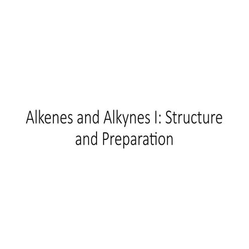 Stability of alkenes | PPTX