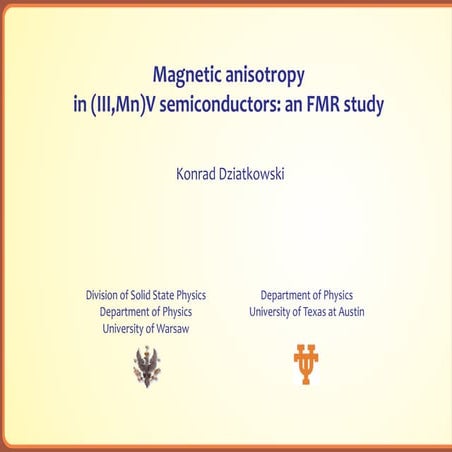 Magnetic anisotropy in (III,Mn)V