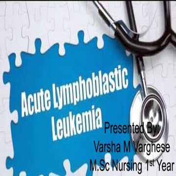 Acute Lymphoblastic Leukemia-Brief