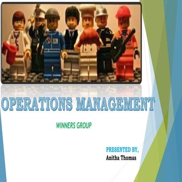 OPERATIONS MANAGEMENT