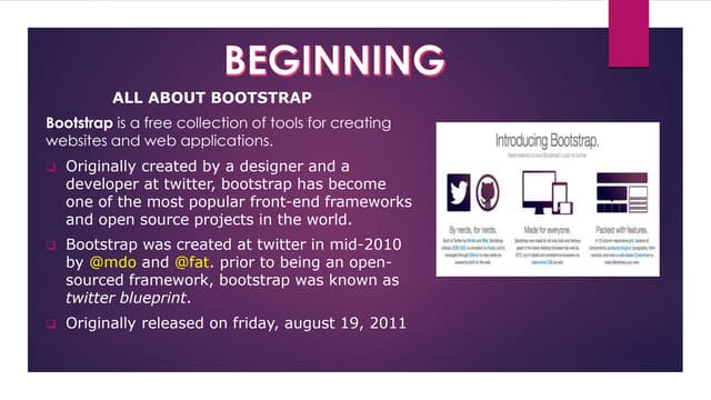 All about bootstrap and Its Integration with TemplateToaster