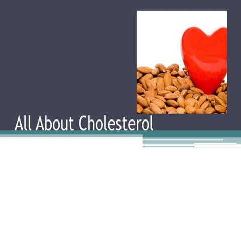 All about cholesterol