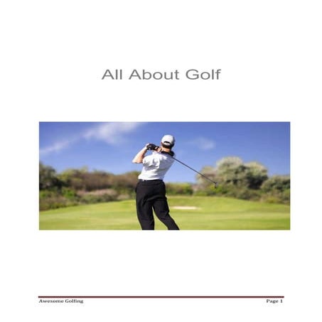 Golfing 101 | PDF