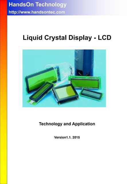 All about LCD : Technology & Application