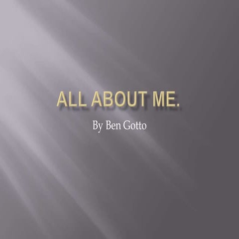 All about me slideshare
