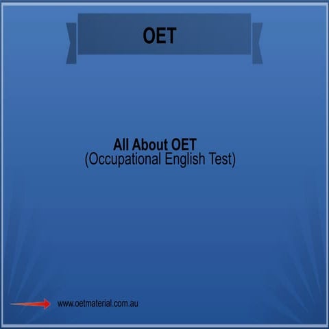 All About OET