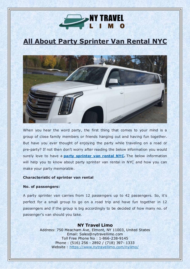 sprinter van road trip