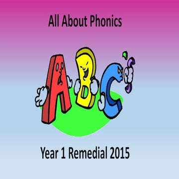 All about phonics 2015