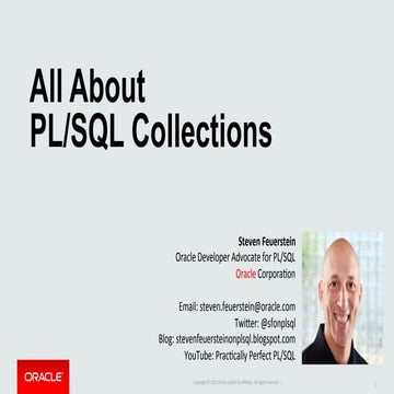 All About PL/SQL Collections | PDF | Databases | Computer Software and ...