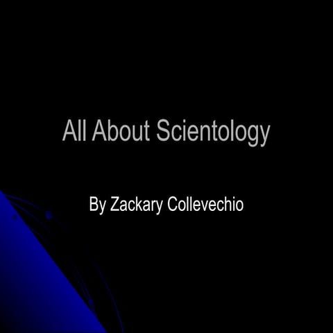 All about scientology | PPT