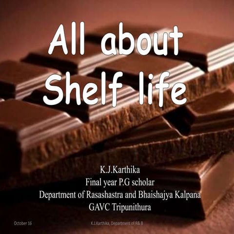 All about shelflife