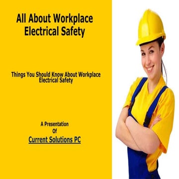 All About Workplace Electrical Safety