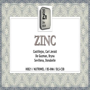 All about Zinc