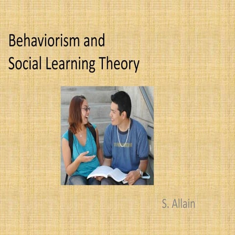 Allain behaviorism