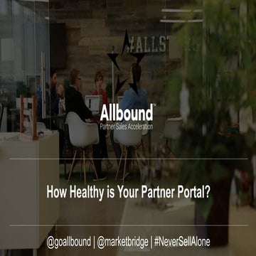 How Healthy is Your Partner Portal?