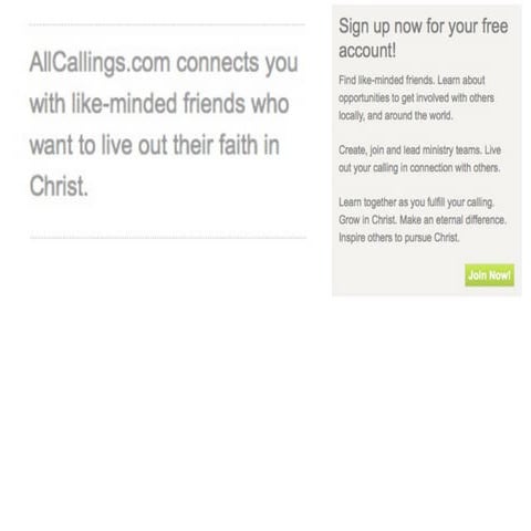 Allcallings Observations & Suggestion