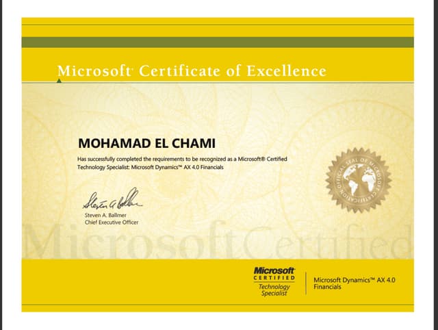 CPE Certificates