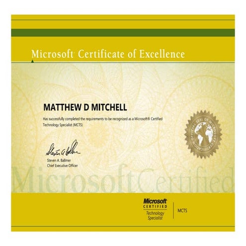 Certification | DOCX
