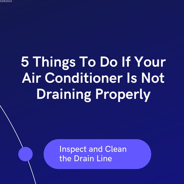 5 Things To Do If Your Air Conditioner Is Not Draining Properly PDF