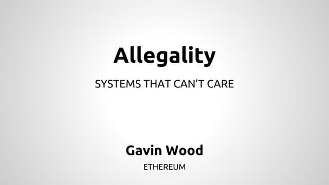 Allegality