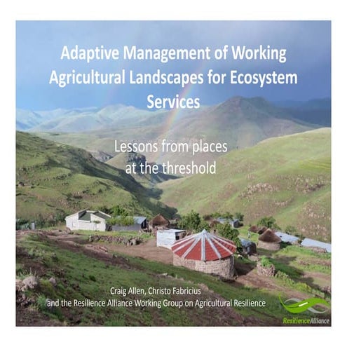 Allen   adaptive management for ecosystems