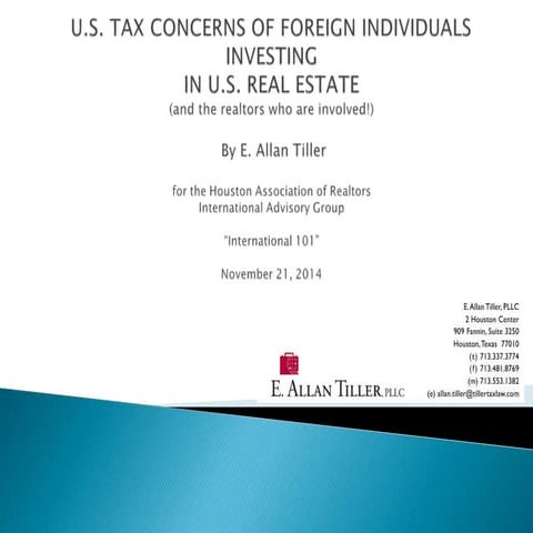 International 101 - Next Steps in the Process (Allan Tiller)