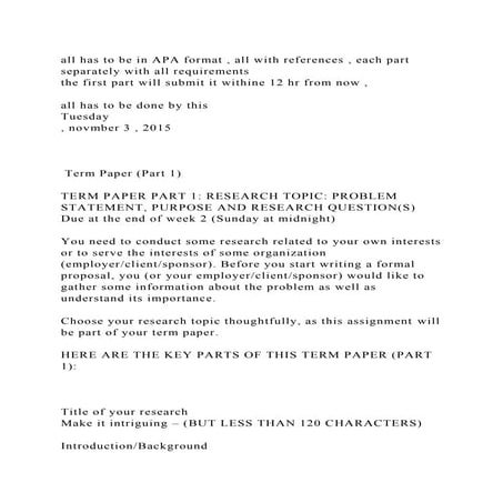 all has to be in APA format , all with references , each part separa.docx