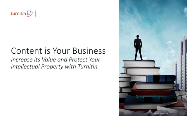 The Value of Having Your Content in the Turnitin Database