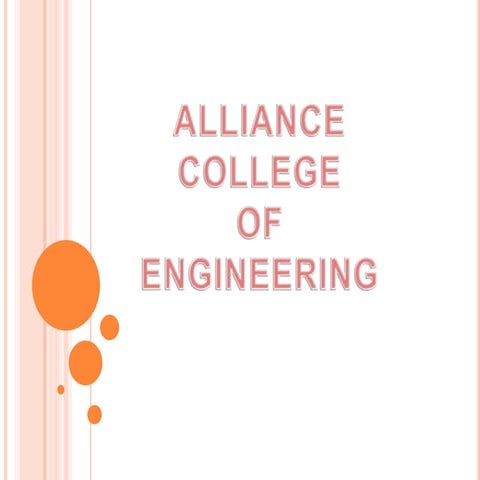 Alliance college of engineering