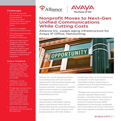 Nonprofit Moves to Next-Gen Unified Communications While Cutting Costs