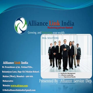 Alliance link india - mkt pvt ltd.
