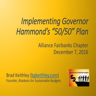 Implementing Governor Hammond's "50...