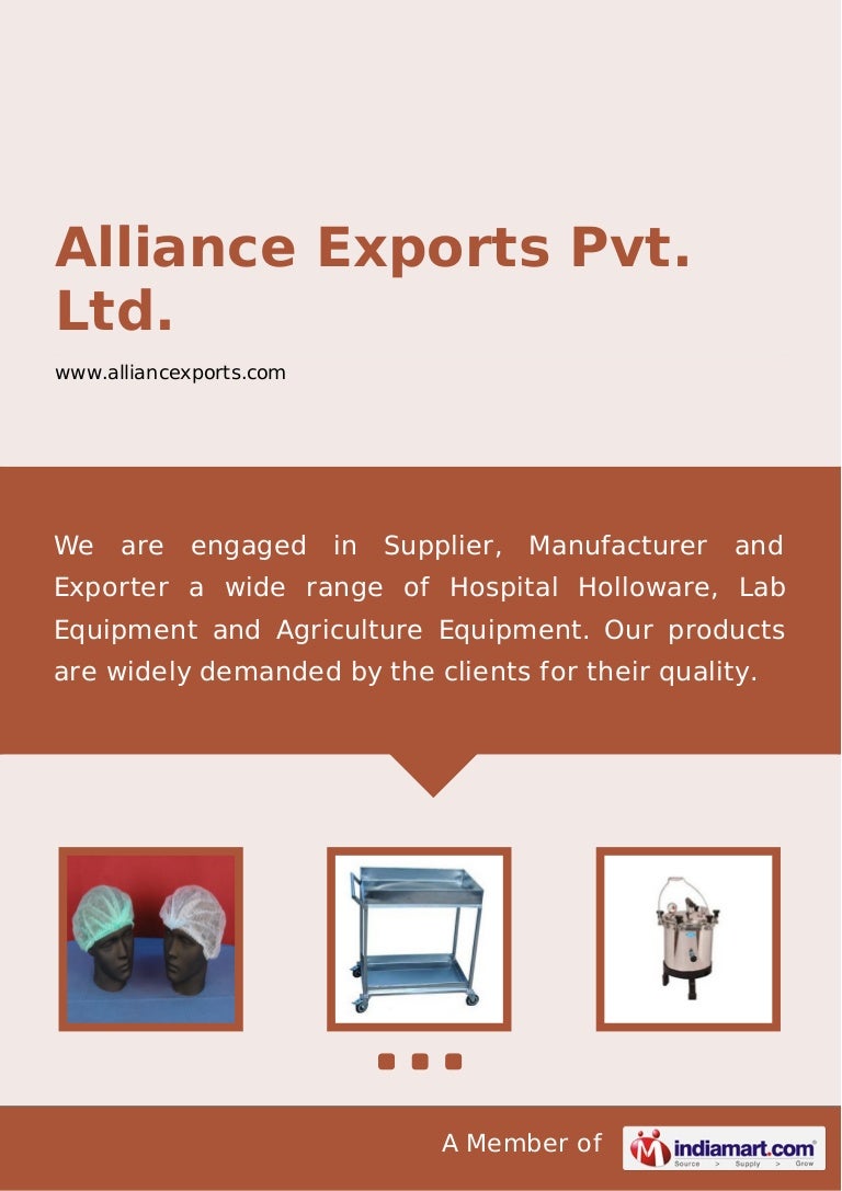 Alliance Exports Pvt. Ltd., Patiala, Medical Disposables