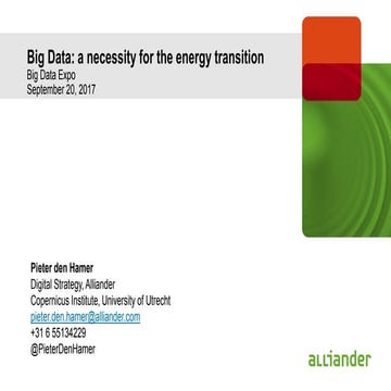 Pieter den Hamer Alliander 